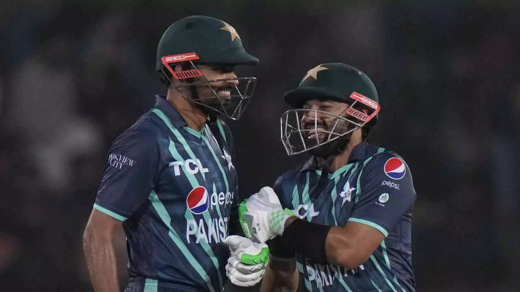 2nd T20I: Record-breaking Babar, Rizwan star as Pakistan down England