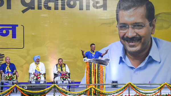 ‘BJP running Op Lotus phase-2’: Arvind Kejriwal at 1st AAP national convention