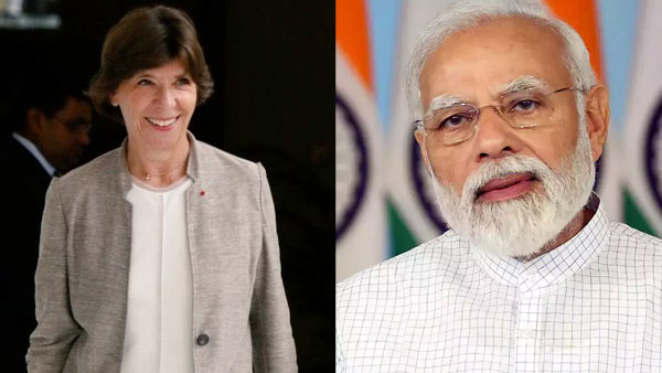 French Foreign Minister Catherine Colonna calls on PM Modi today