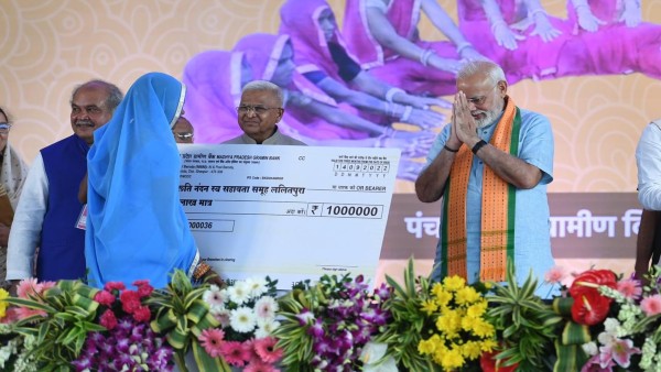 I couldn't meet my Mother today but hard working tribal moms are blessing me, says PM