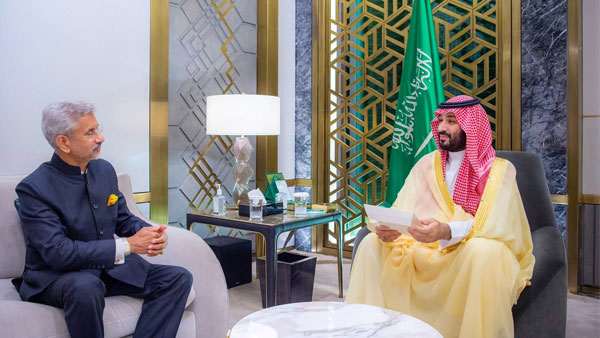 EAM Jaishankar meets Saudi Crown Prince Mohammed Bin Salman