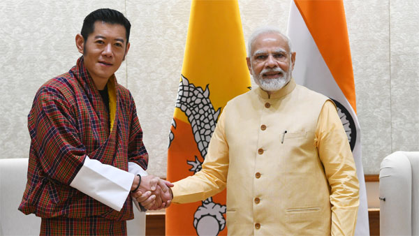 PM Modi meets King of Bhutan; discusses bilateral ties