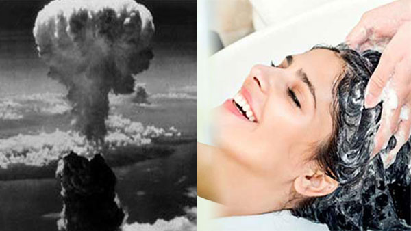 During a nuclear explosion, why a shampoo can save your life and a condition could be deadly