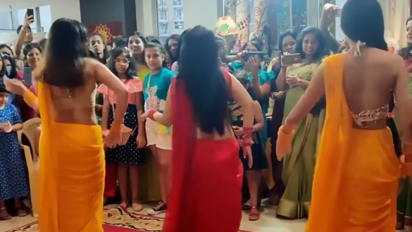 Women set internet on fire with their sizzling belly dance on 'Oo Antava' and 'Tip Tip Barsa...'