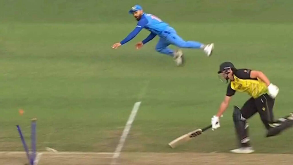 Watch: Kohli's fielding masterclass in India's thrilling win over Aus