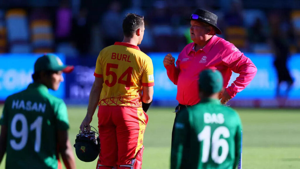 Dramatic no-ball, players called back, but B'desh hold nerve to beat Zim