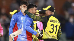 T20 World Cup: Australia survive Rashid scare to keep slim semifinal hopes alive