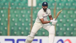 1st Test LIVE: Ebadot Hossain castles Shreyas Iyer for 86