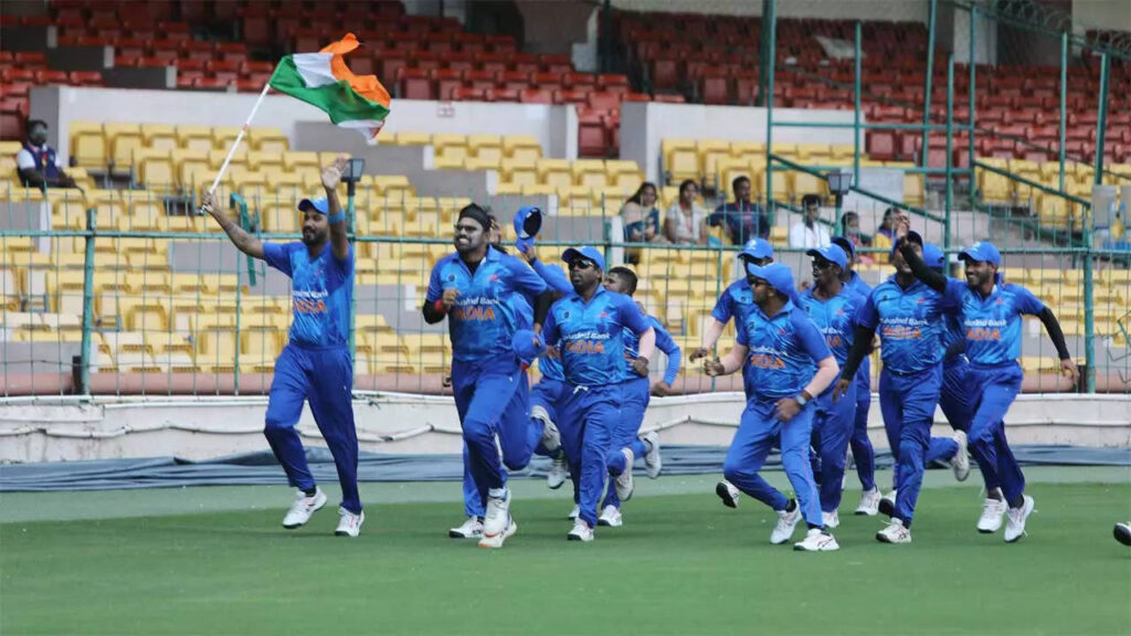 PM Modi congratulates Indian blind team for winning T20 WC