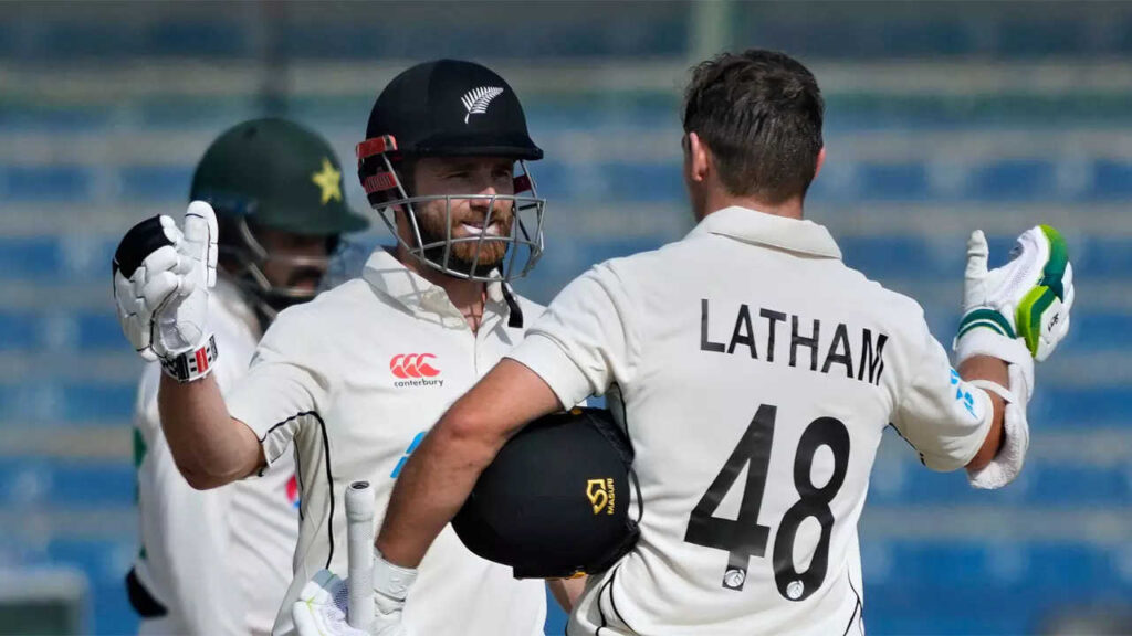 1st Test: Latham, Williamson tons take NZ past Pakistan total