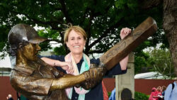 Statue of Belinda Clark unveiled at Sydney Cricket Ground