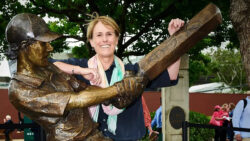 Former Australian captain Belinda Clark receives statue honour