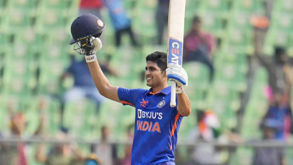 Shubman Gill slams his second ODI century