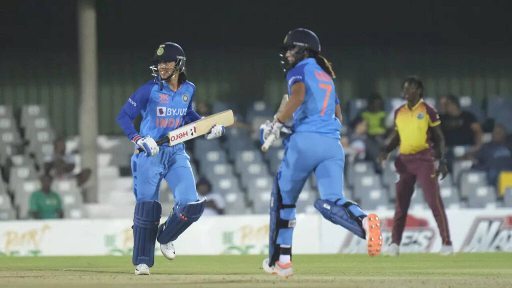 Mandhana, Harmanpreet score fifties as India beat WI by 56 runs