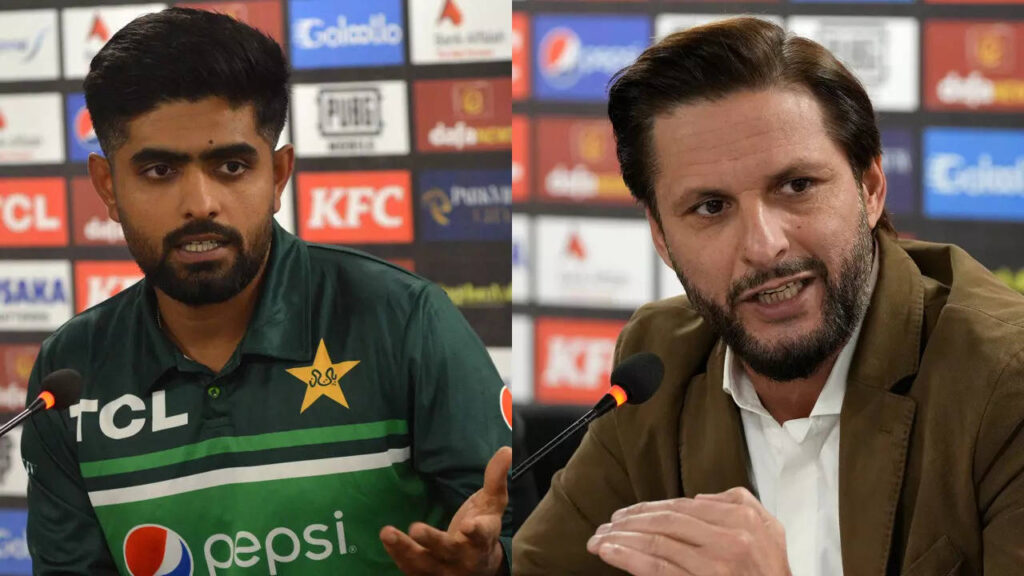 Babar Azam, Shahid Afridi moved to safety after an explosion near stadium