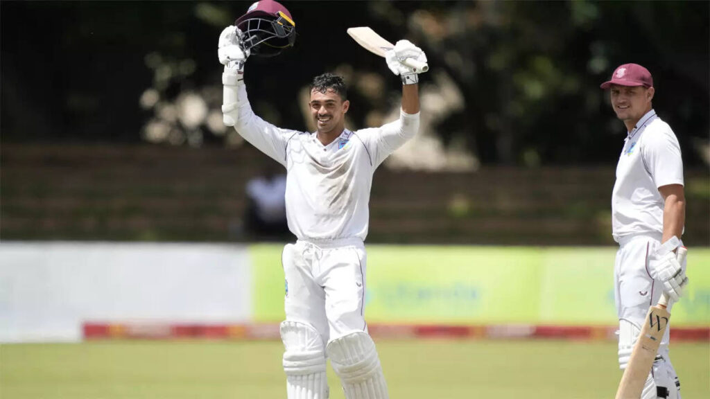 1st Test: Chanderpaul hits unbeaten double ton as WI dominate