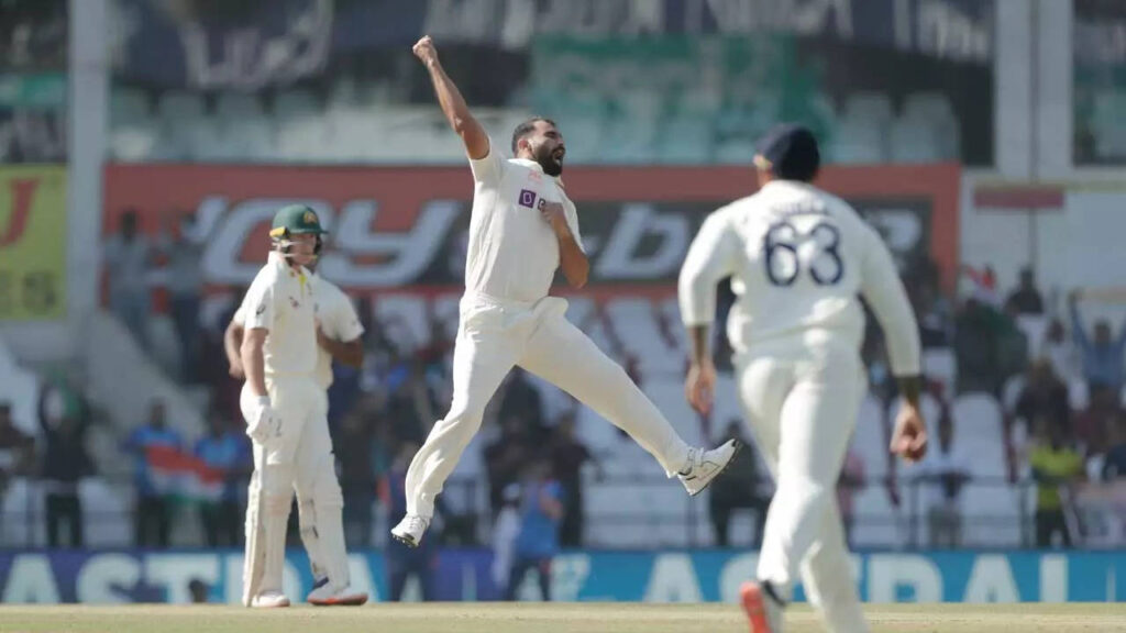 WATCH: Shami sends David Warner's stumps cartwheeling