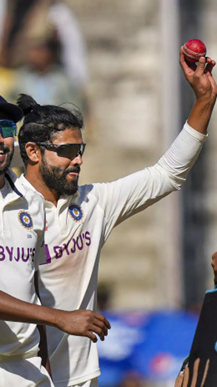 Pics - 1st Test: Jadeja five-for puts India in command on Day 1