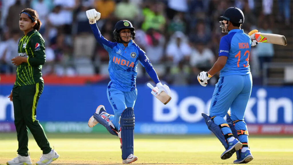 India record their highest successful chase at Women's T20 WC