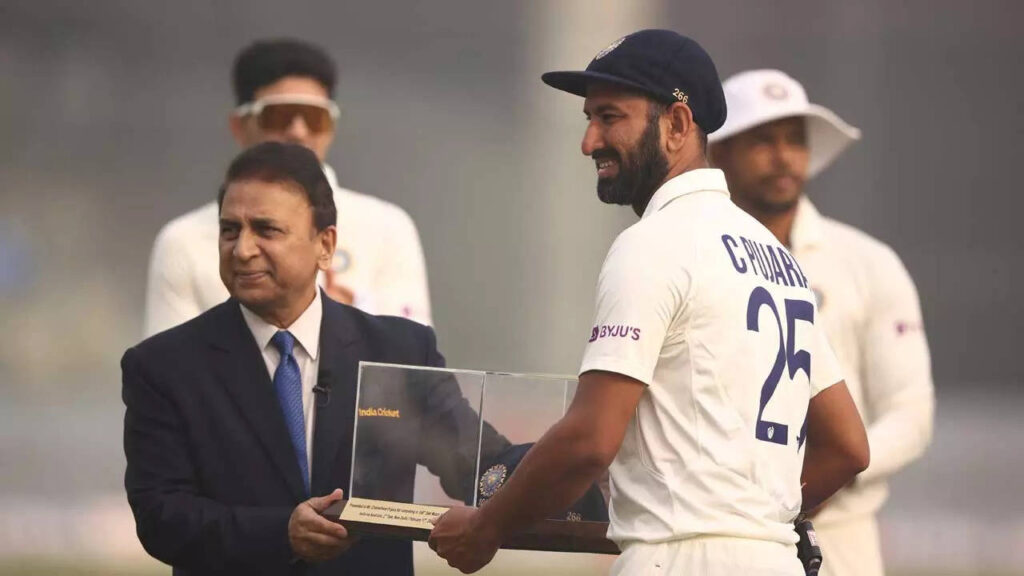 'Life and Test cricket are similar': Pujara felicitated for 100th Test