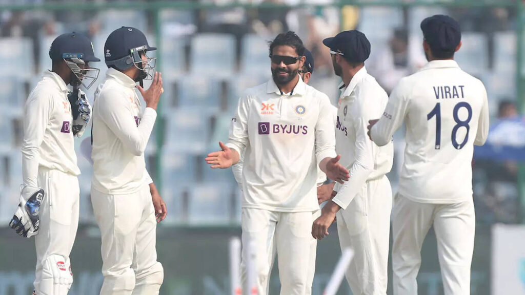 Jadeja claims career best figures to put India on top in Delhi Test