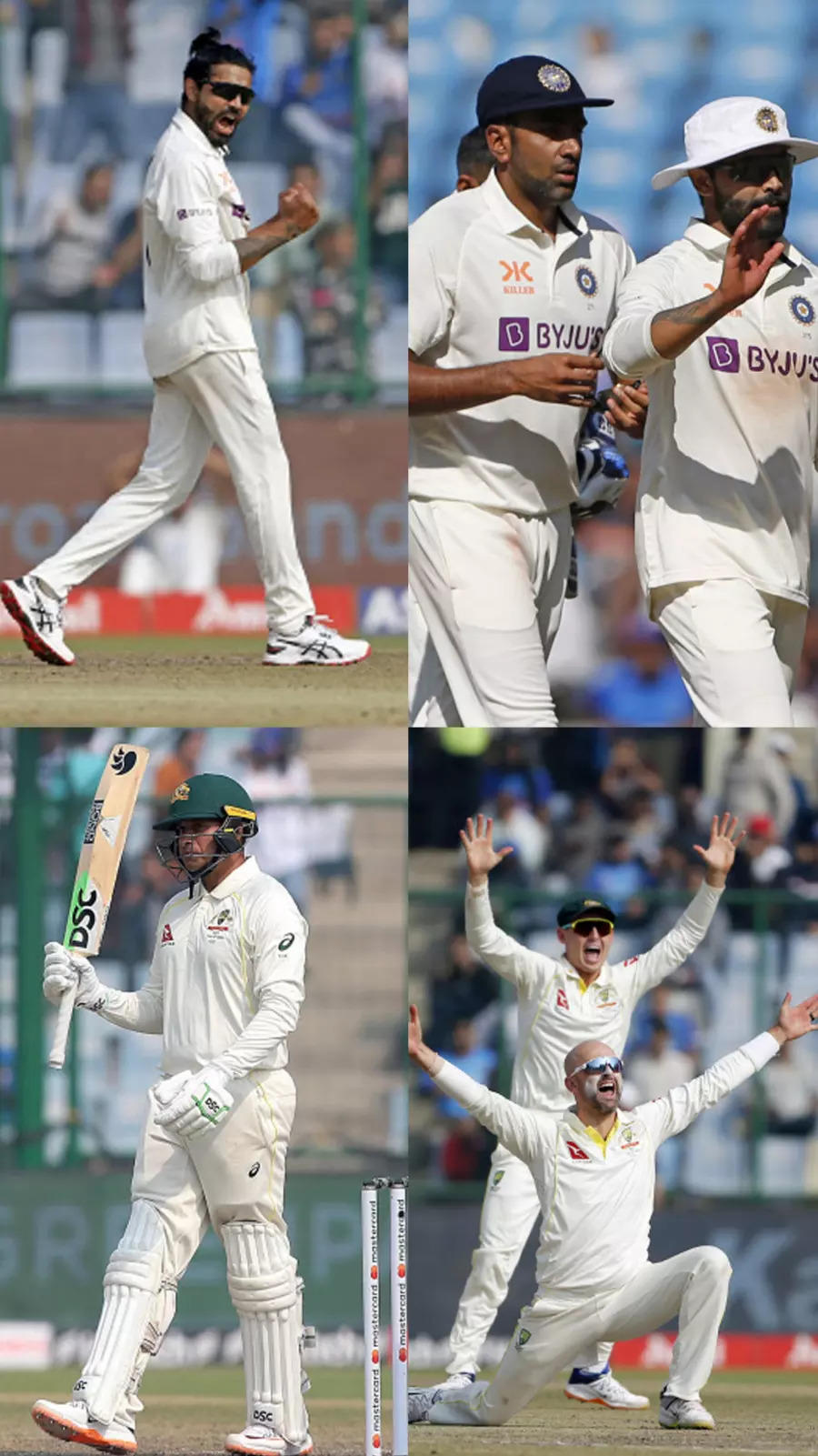 In Pics - India-Australia 2nd Test: Top action pictures