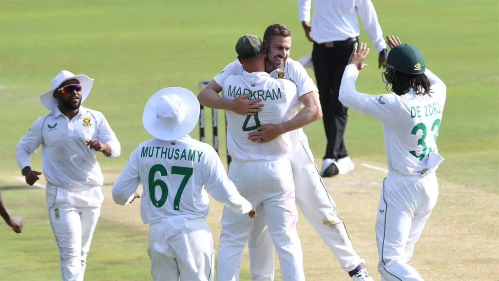 Nortje bags fifer as South Africa take big lead against West Indies