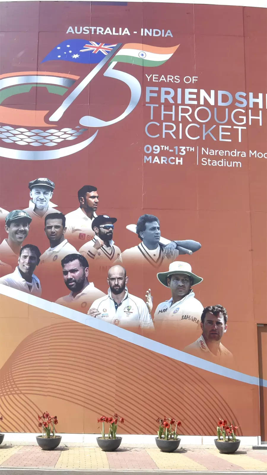 In Pics: Cricket, politics come together at largest cricket stadium