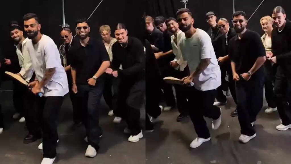 Watch: Kohli shakes his leg with Norwegian dance group Quick Style