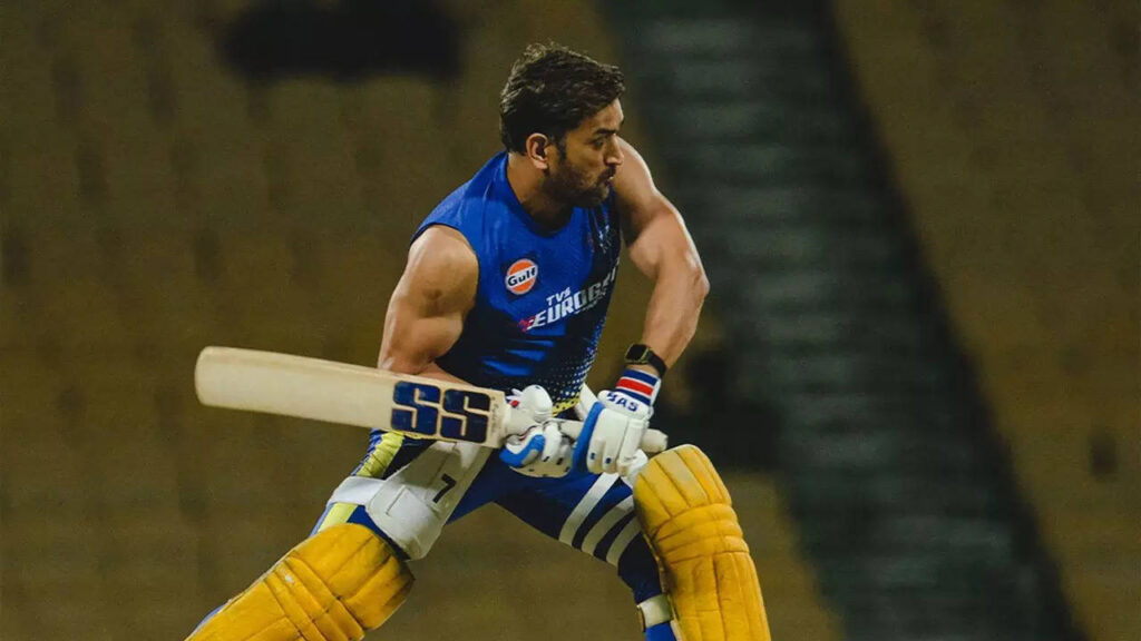 Watch: 'Muscleman' Dhoni finds his mojo in CSK's training session