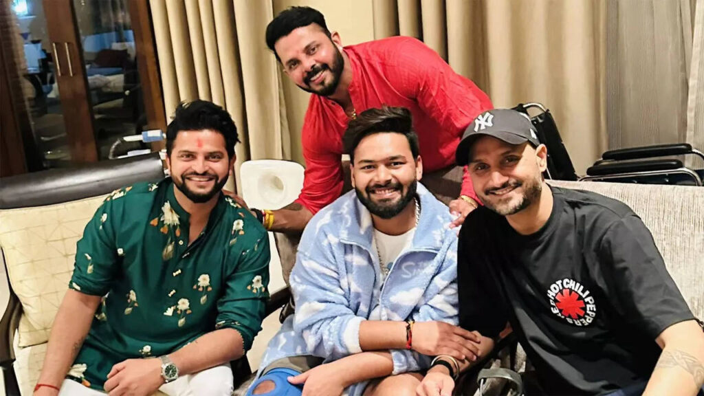 'Waiting for your comeback': Raina, Harbhajan, Sreesanth meet Pant