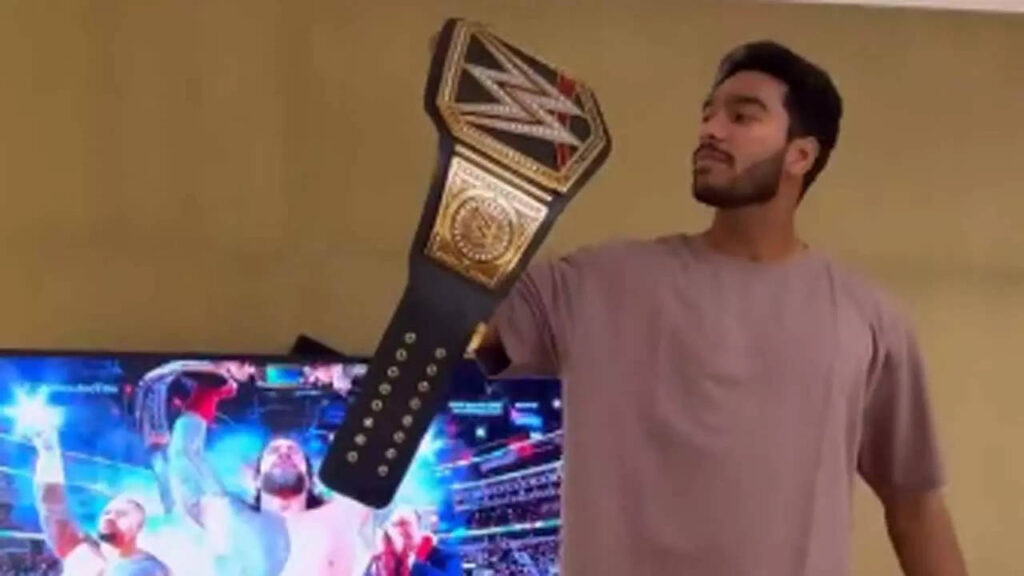 Watch: Iyer flaunts WWE belt, reigns supreme in Knights' hearts