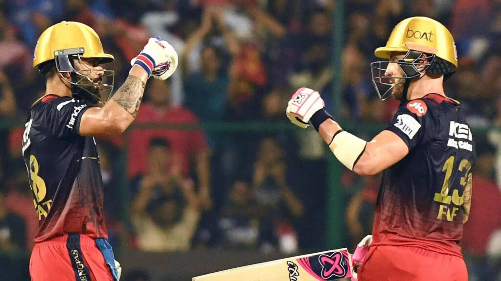 IPL: Virat Kohli and Faf du Plessis show RCB means business