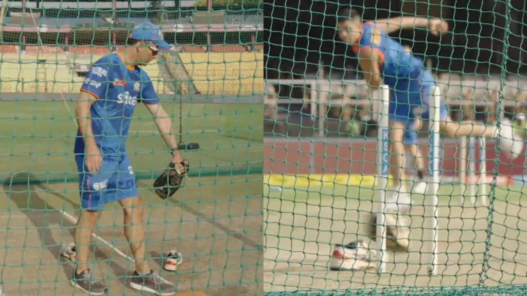 Watch: Arjun and other MI pacers hone yorker skills under Bond