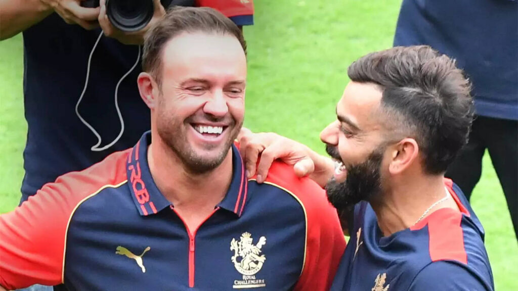 Kohli looks relaxed after giving away captaincy roles: AB de Villiers