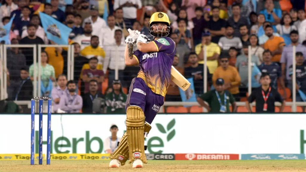 KKR's Rinku Singh smokes five sixes in a row to shock Gujarat Titans