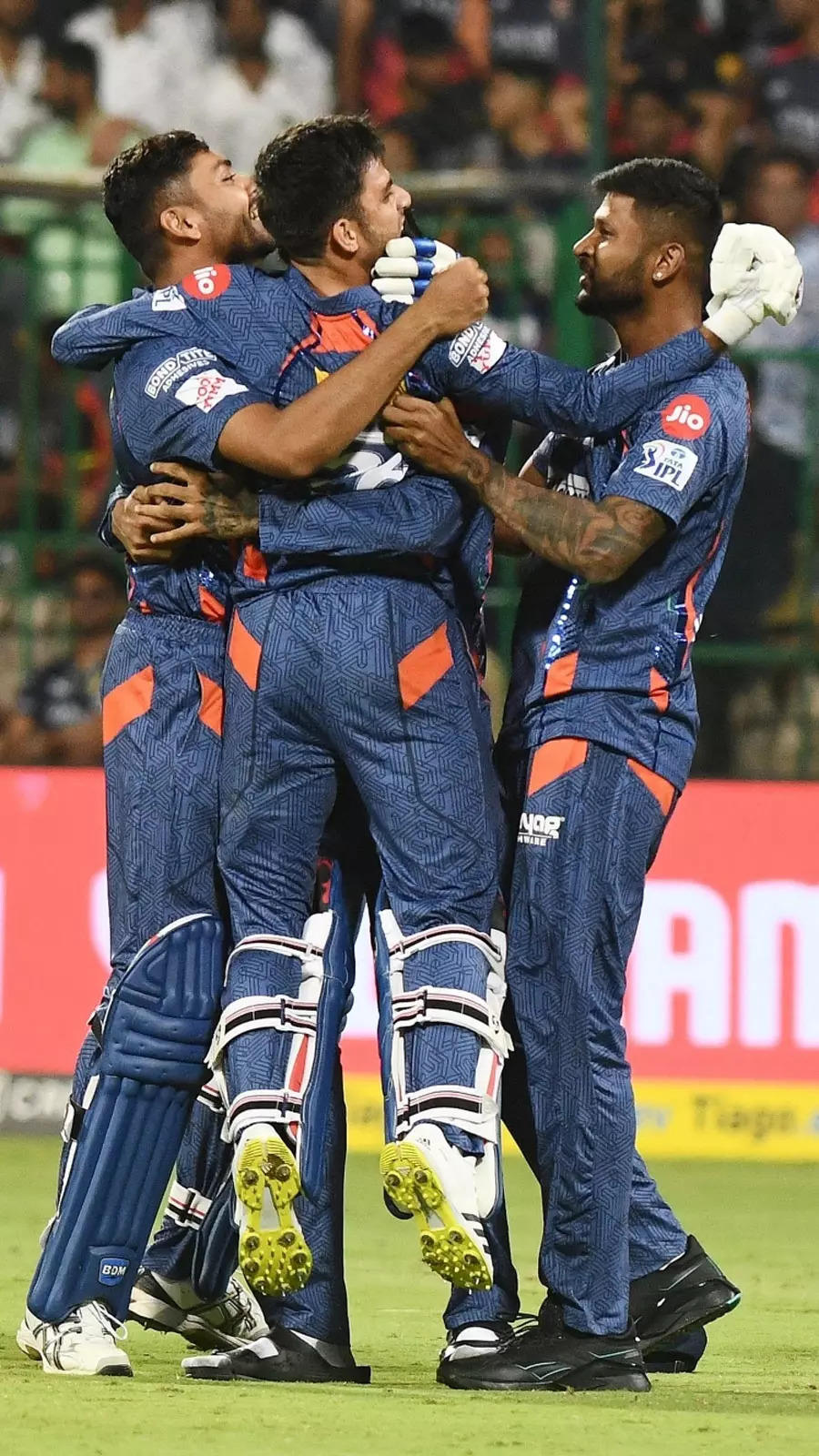 In Pics: A one-wicket win for LSG in last-ball thriller vs RCB