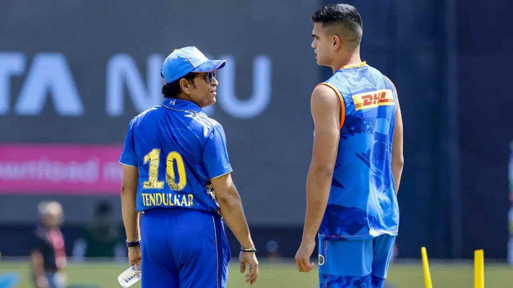 Sachin Tendulkar's wait to see son Arjun in MI colours ends