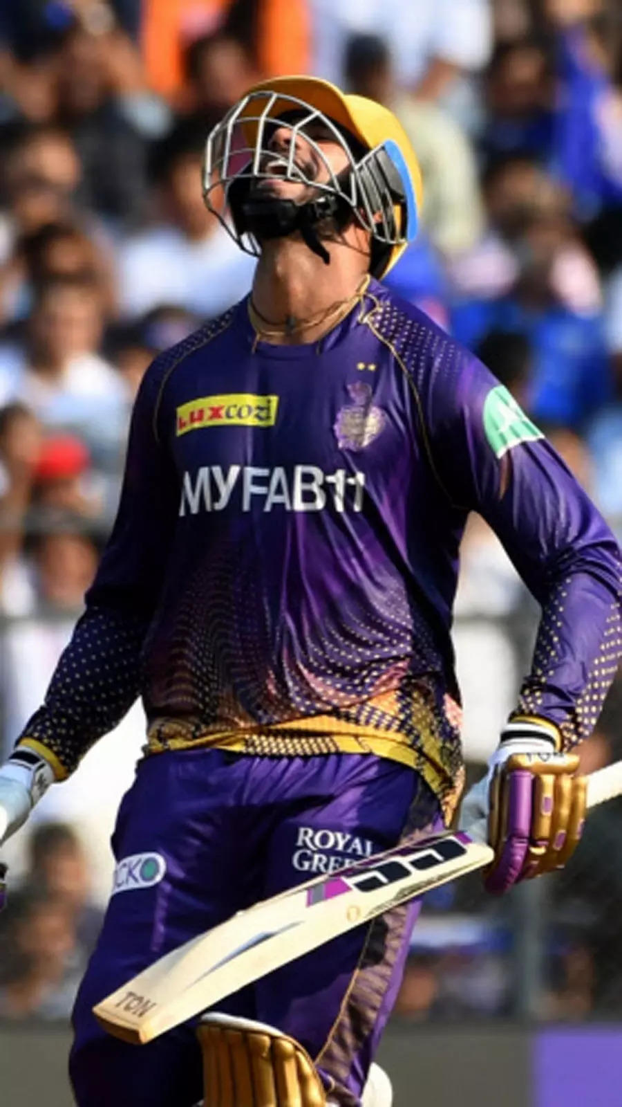 Pics: Venkatesh Iyer ends KKR's long wait for another centurion