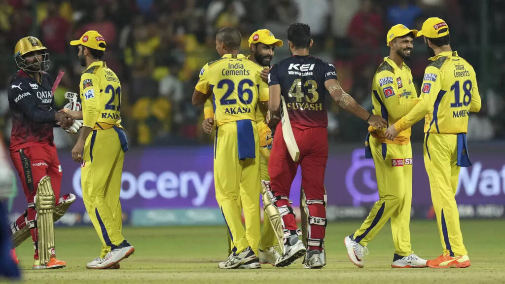 IPL 2023: Chennai beat Bangalore by 8 runs in a high-scoring thriller