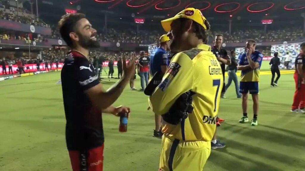 'RCB + CSK = India': Virat Kohli tweets photo with MS Dhoni