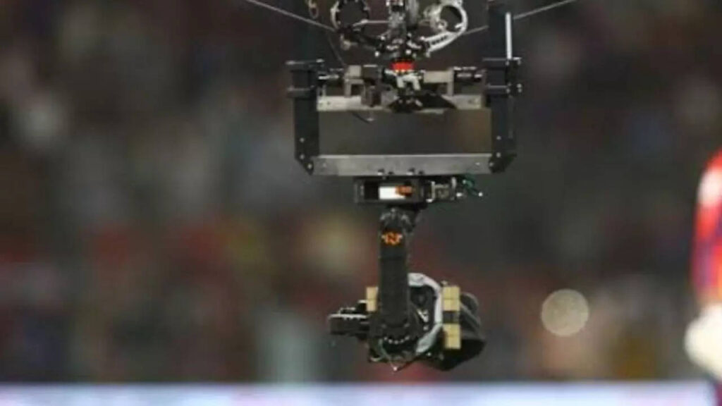 IPL: Spidercam gets too close for comfort, again