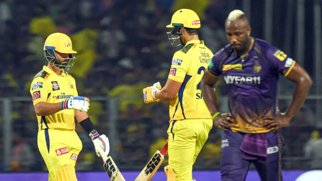 IPL 2023: Rahane, Dube lead the way as CSK beat KKR to go top