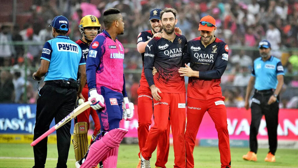 IPL: RR suffer batting collapse; RCB win by 112 runs