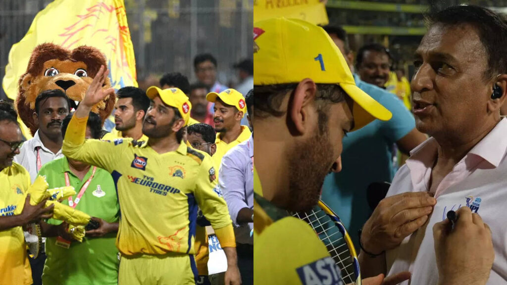 Watch: Dhoni, CSK thank Chennai crowd; Gavaskar takes autograph