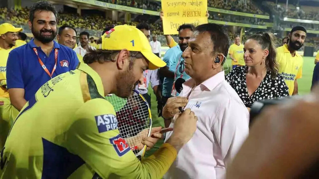 Gavaskar opens up on taking Dhoni's autograph on his shirt