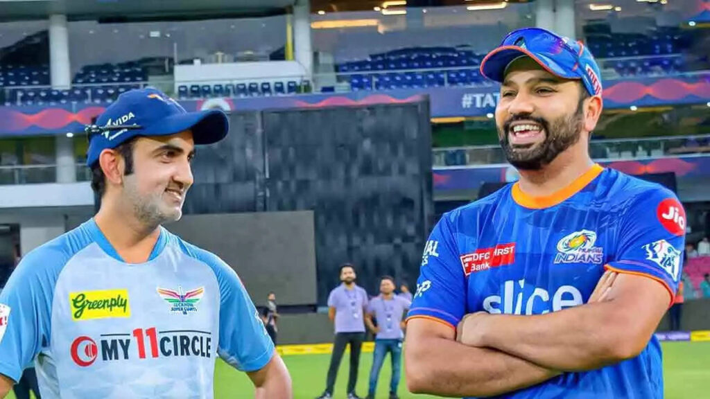 Watch: How Gautam Gambhir, Rohit Sharma greet each other