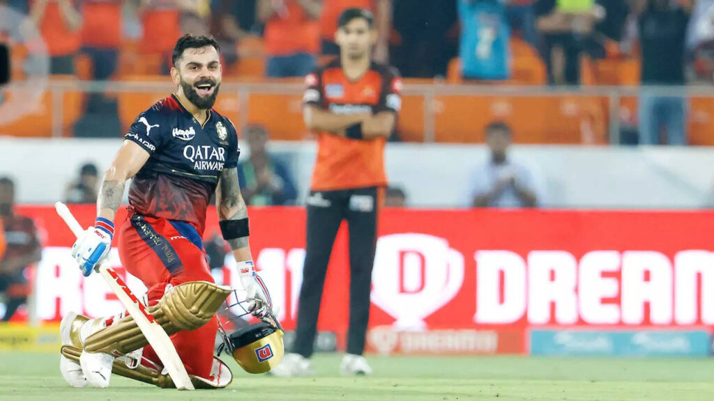 Virat Kohli equals Chris Gayle's record with sixth IPL century