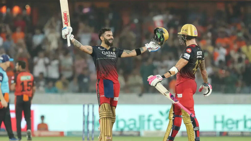 IPL: Virat Kohli's record-equalling ton boosts Bangalore's playoffs hopes