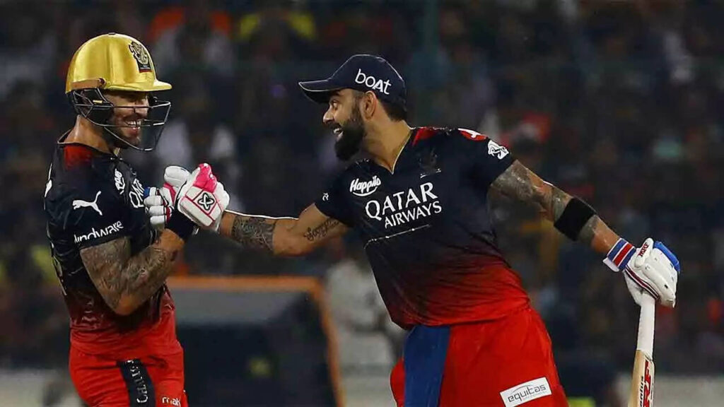 Virat Kohli, Faf du Plessis forge a partnership for the ages